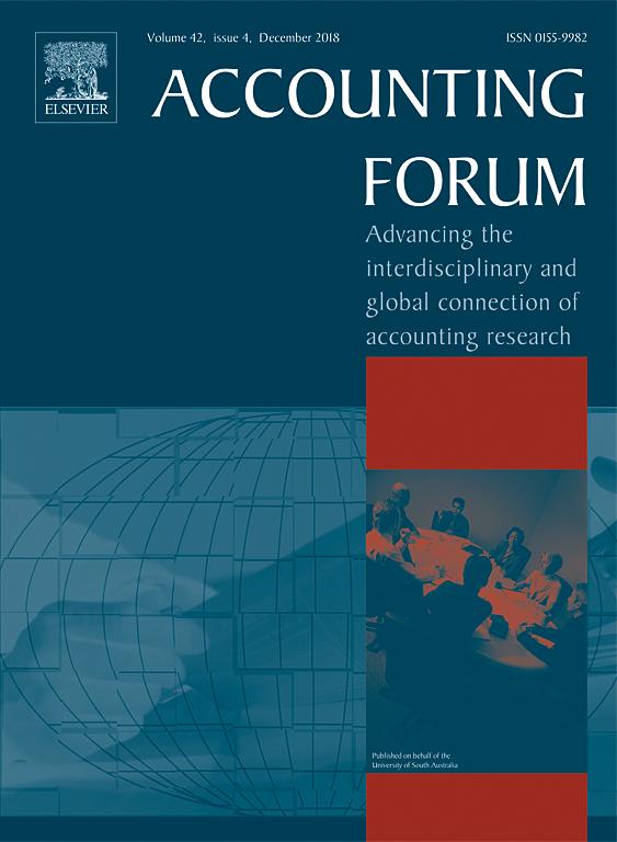 Go to journal home page - Accounting Forum